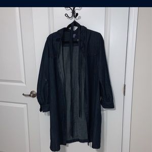 Laura Scott denim button jacket